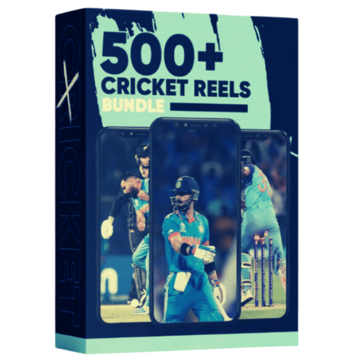 500 HD Cricket Reels Bundle For Digital Creaters